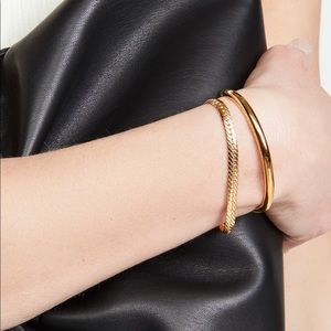 Shopbop Missoma Gold Camail Snake Chain Bracelet NWOT